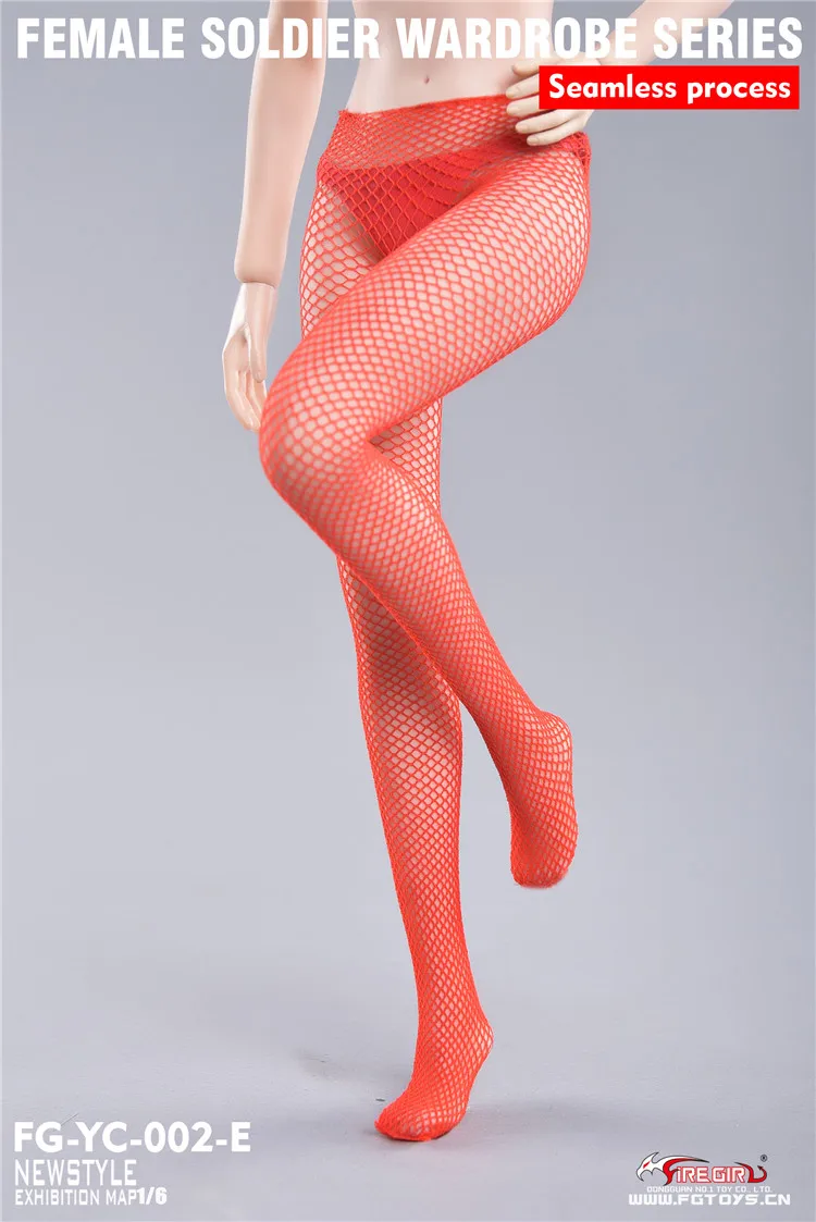 In Stock Fire Girl Toys 1/6 Scale Realistic Clothing FG-YC-002 Red Seamless Mesh Pantyhose For 12inches Figure Action Doll Body
In Stock Fire Girl Toys 1/6 Scale Realistic Clothing FG-YC-002 Red Seamless Mesh Pantyhose For 12inches Figure Action Doll Body