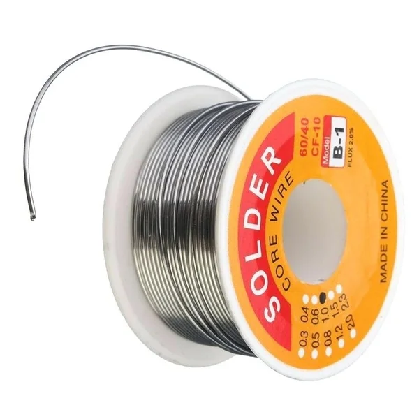 100G High Quality 0.6/0.8/1.0/1.2/1.5/2.0mm Rosin Core Solder 63/37 Tin Lead Line Welding Iron Wire Reel Home Gadget
100G High Quality 0.6/0.8/1.0/1.2/1.5/2.0mm Rosin Core Solder 63/37 Tin Lead Line Welding Iron Wire Reel Home Gadget