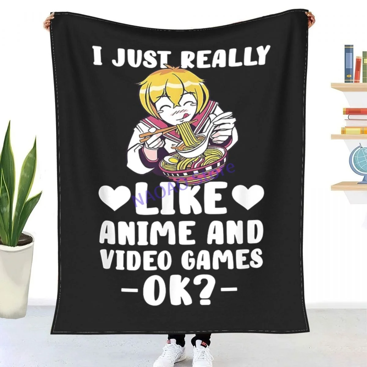 Anime Just Really Like Video Games Throw Blanket Sheets on the bed Blankets on the sofa Decorative lattice bedspreads Happy nap
Anime Just Really Like Video Games Throw Blanket Sheets on the bed Blankets on the sofa Decorative lattice bedspreads Happy nap