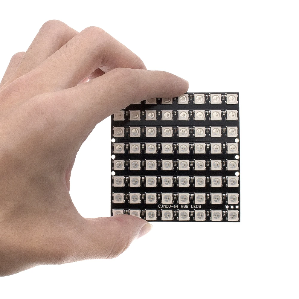 WS2812 LED 5050 RGB 8x8 64 светодиодная матрица бит СВЕТОДИОДНЫЕ полноцветные встроенные