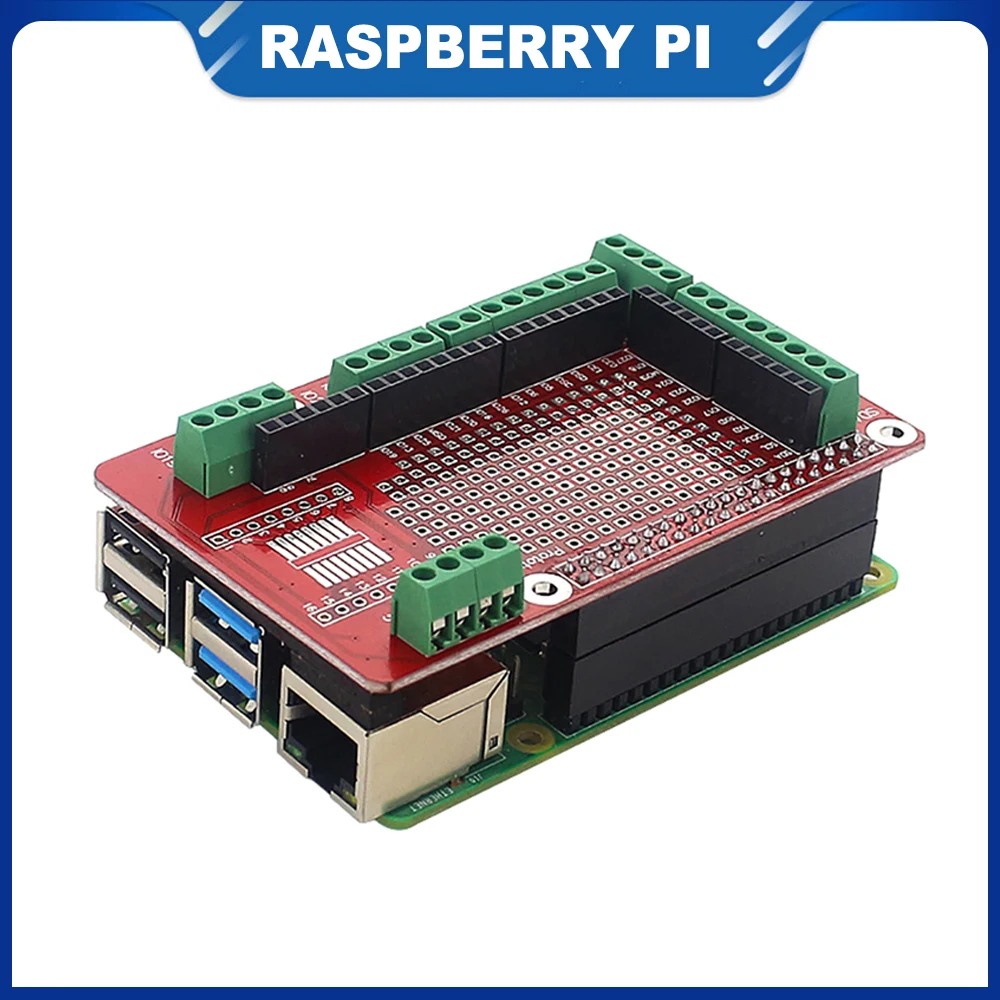 ITINIT R325 Raspberry Pi Extension Board Accessories Prototype Board GPIO Expansion Plate for Raspberry Pi 4 Model B/3B+/3B
ITINIT R325 Raspberry Pi Extension Board Accessories Prototype Board GPIO Expansion Plate for Raspberry Pi 4 Model B/3B+/3B