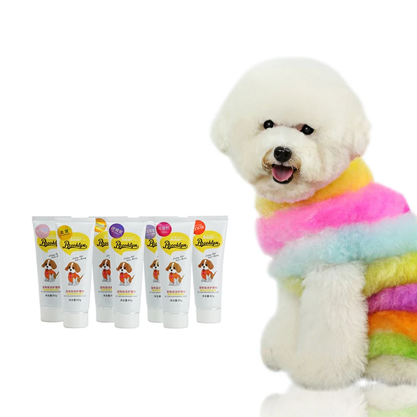 80g Pet Dog Hair Color Dye Coloring Dyeing Harmless Natural Dyeing Agent Supplies Safe Dog Accessories 16 Color
80g Pet Dog Hair Color Dye Coloring Dyeing Harmless Natural Dyeing Agent Supplies Safe Dog Accessories 16 Color