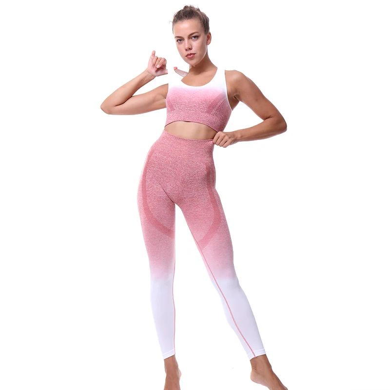 OVESPORT Yoga Sets Women Gym Sports Elastic Sports Hight Waist Leggings Sportswear Workout Sets
OVESPORT Yoga Sets Women Gym Sports Elastic Sports Hight Waist Leggings Sportswear Workout Sets