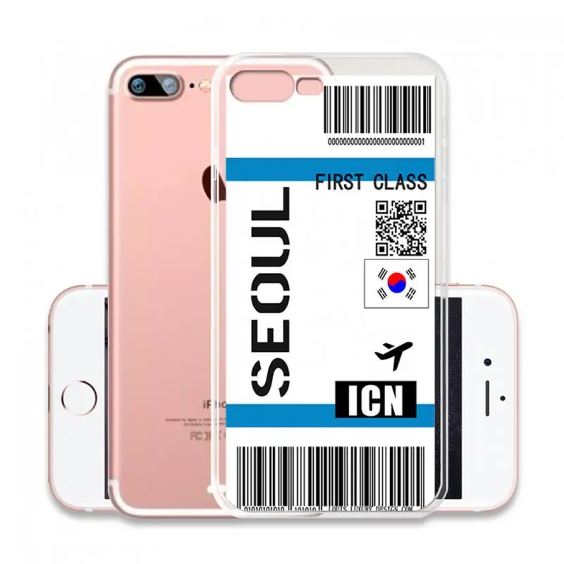 Hot For Iphone SE 2020 11 Pro INS FIRST CLASS of City QR Code Air Plane Tickets for XS MAX XR X 7 8 Plus Transparent TPU cases
Hot For Iphone SE 2020 11 Pro INS FIRST CLASS of City QR Code Air Plane Tickets for XS MAX XR X 7 8 Plus Transparent TPU cases