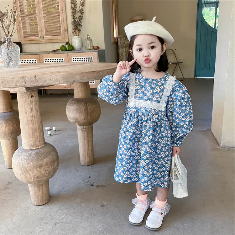 Dress Full Sleeve Knee Length Pullover A-line Print Regular Cotton New Fashion Simple Sweet Spring Autumn Children Girls
Dress Full Sleeve Knee Length Pullover A-line Print Regular Cotton New Fashion Simple Sweet Spring Autumn Children Girls
