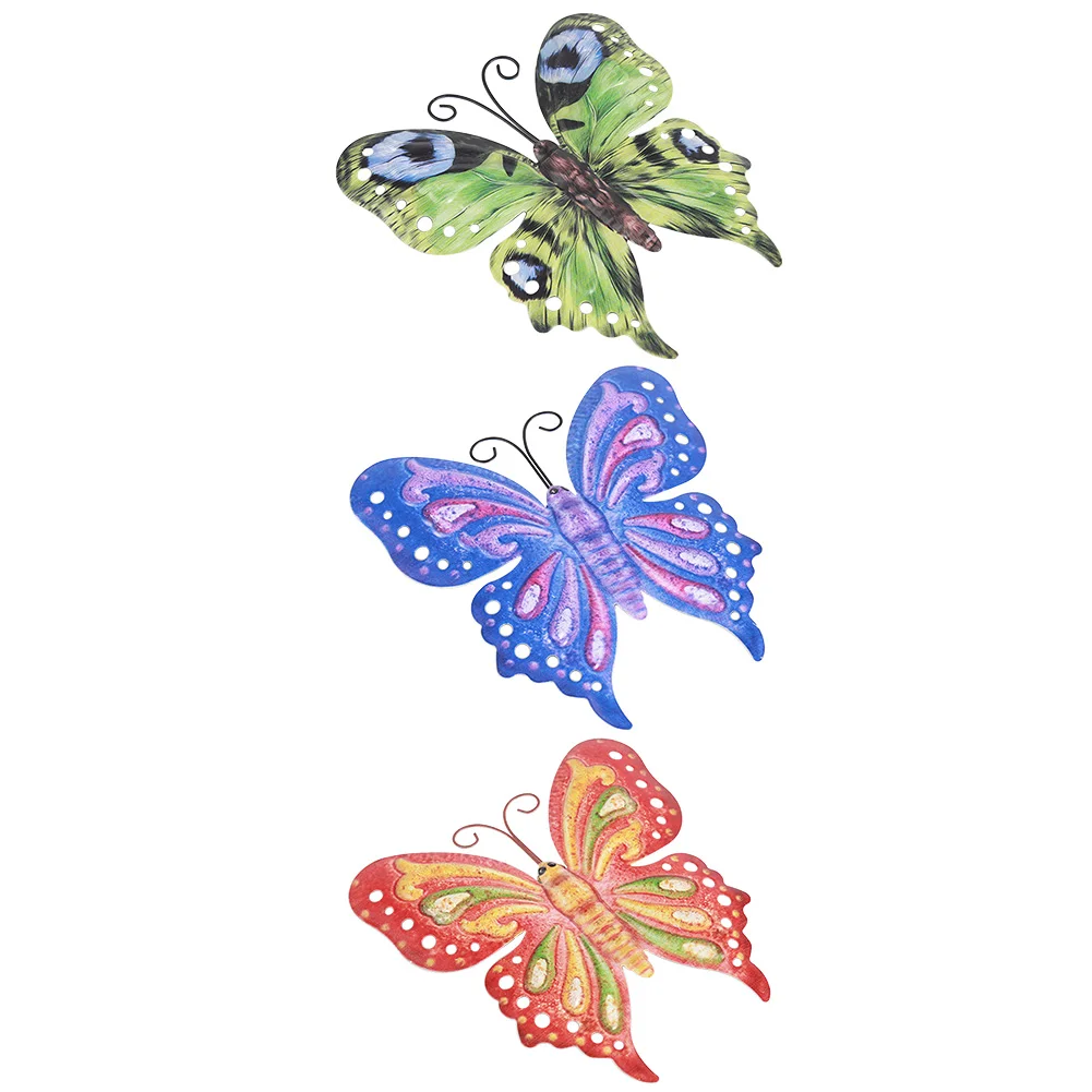 3pcs Backyard Indoor Outdoor Hanging Decor Patio Artificial Home Bedroom For Garden Crafts Wall Art Metal Butterfly Living Room
3pcs Backyard Indoor Outdoor Hanging Decor Patio Artificial Home Bedroom For Garden Crafts Wall Art Metal Butterfly Living Room
