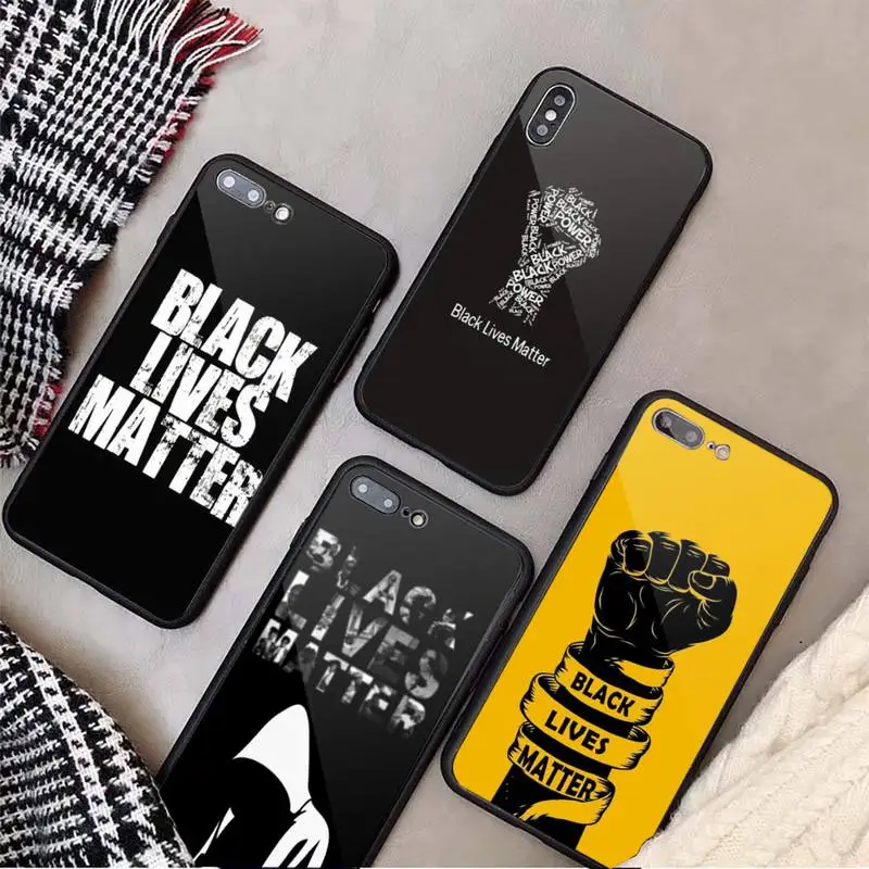 BLACK LIVES MATTER Printed Phone Case Tempered glass For iphone 6 7 8 plus X XS XR 11 12 13 PRO MAX mini
BLACK LIVES MATTER Printed Phone Case Tempered glass For iphone 6 7 8 plus X XS XR 11 12 13 PRO MAX mini