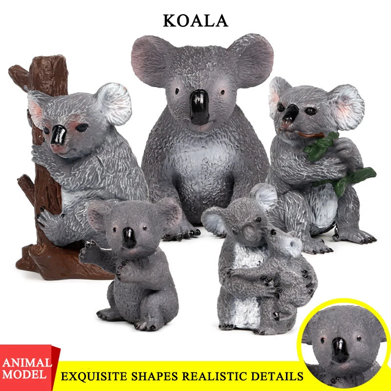 Мишка Koala серии Cub для взрослых милые модели экшн и игрушки имитация дикой природы