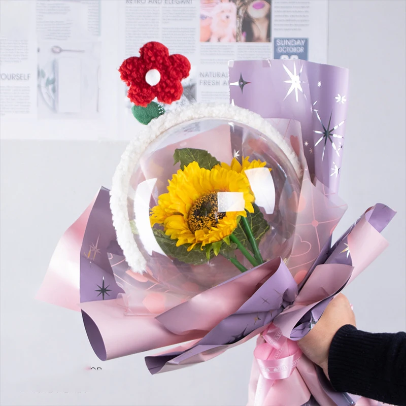 New birthday gift Valentine's day wrapping flower material net red bouquet diy material flower wrapping paper star Dailu headban
New birthday gift Valentine's day wrapping flower material net red bouquet diy material flower wrapping paper star Dailu headban