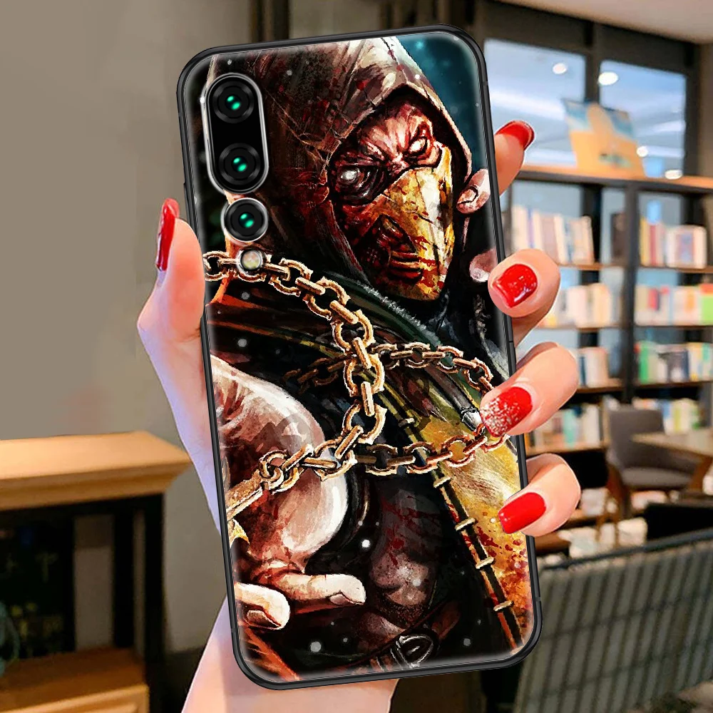 Чехол для телефона Mortal Kombat Huawei P Mate P10 P20 P30 P40 10 20 Smart Z Pro Lite 2019 черный силиконовый