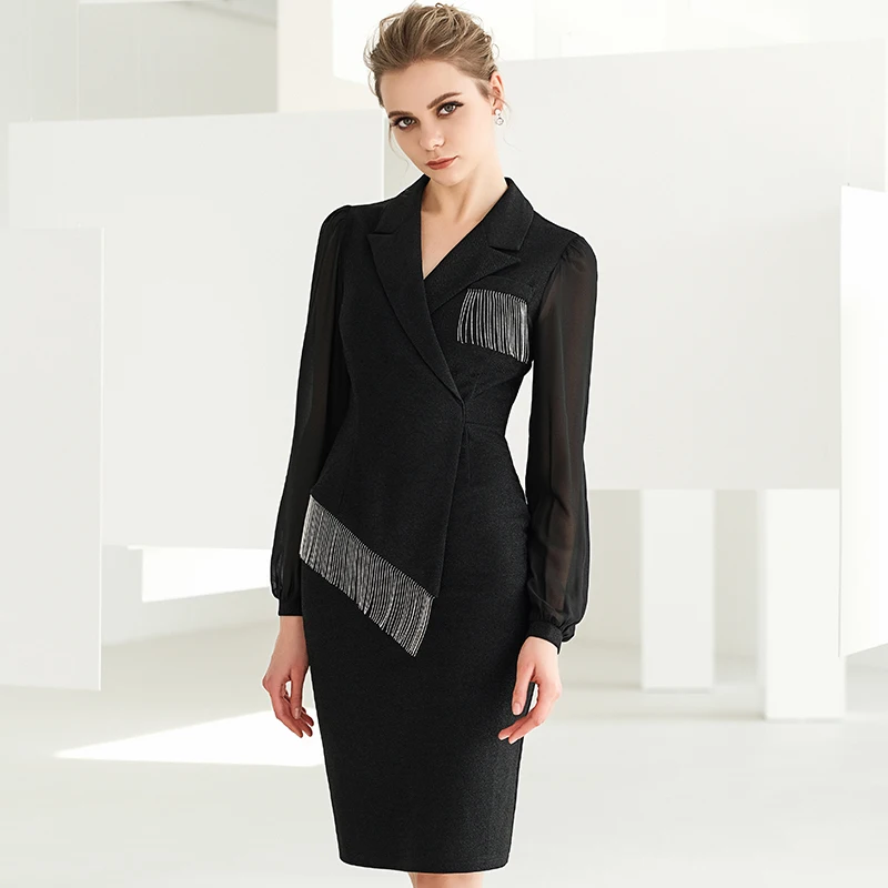 Suit dress women usually wear slim temperament hip skirt 2021 early spring frock skirt Spring Office Lady
Suit dress women usually wear slim temperament hip skirt 2021 early spring frock skirt Spring Office Lady
