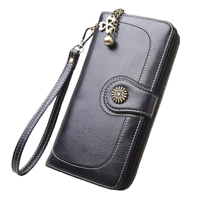 New Vintage Button Phone Purses Women Wallets Female Purse pu Leather Retro Ladies Long Woman Wallet Card Clutch Zipper Open
New Vintage Button Phone Purses Women Wallets Female Purse pu Leather Retro Ladies Long Woman Wallet Card Clutch Zipper Open