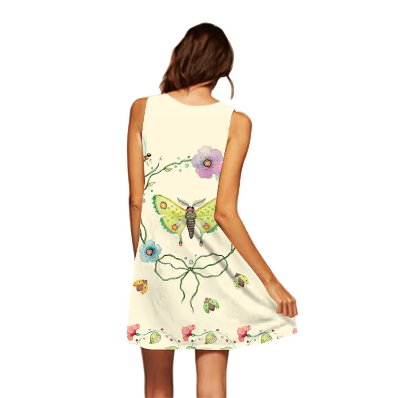 Women Cat Dress Sexy Sleeveless Tunic Tank Dress 3D Printed Vintage Loose Chiffin Mini Short Beach Party Summer Boho Dress
Women Cat Dress Sexy Sleeveless Tunic Tank Dress 3D Printed Vintage Loose Chiffin Mini Short Beach Party Summer Boho Dress
