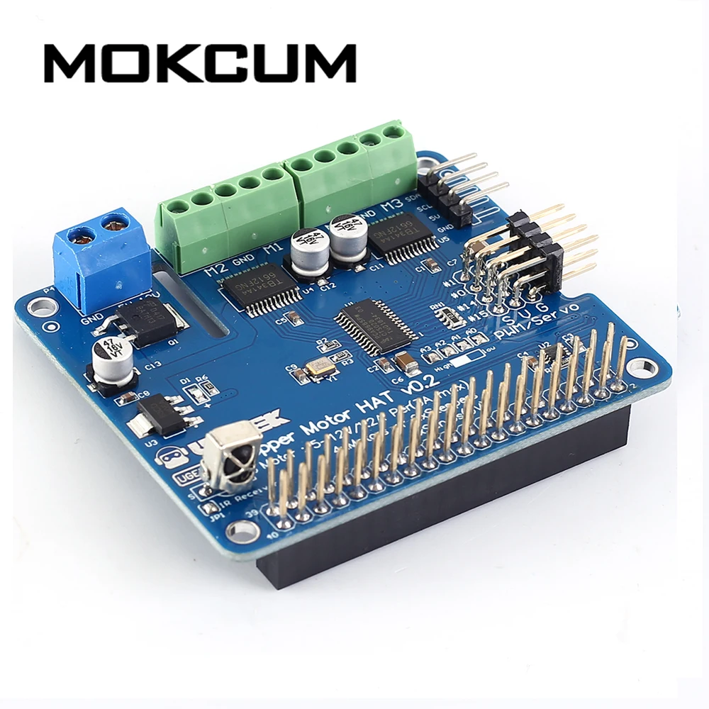 Защитный модуль драйвера серводвигателя для Raspberry Pi 3B +/3B шаговый