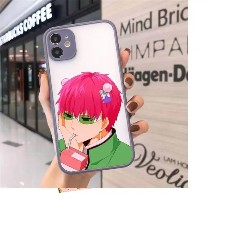 Saiki Kusuo Phone Case Matte For iPhone 12 Mini 11 Pro XR XS Max 7 8 Plus X Hard PC Back Cover
Saiki Kusuo Phone Case Matte For iPhone 12 Mini 11 Pro XR XS Max 7 8 Plus X Hard PC Back Cover