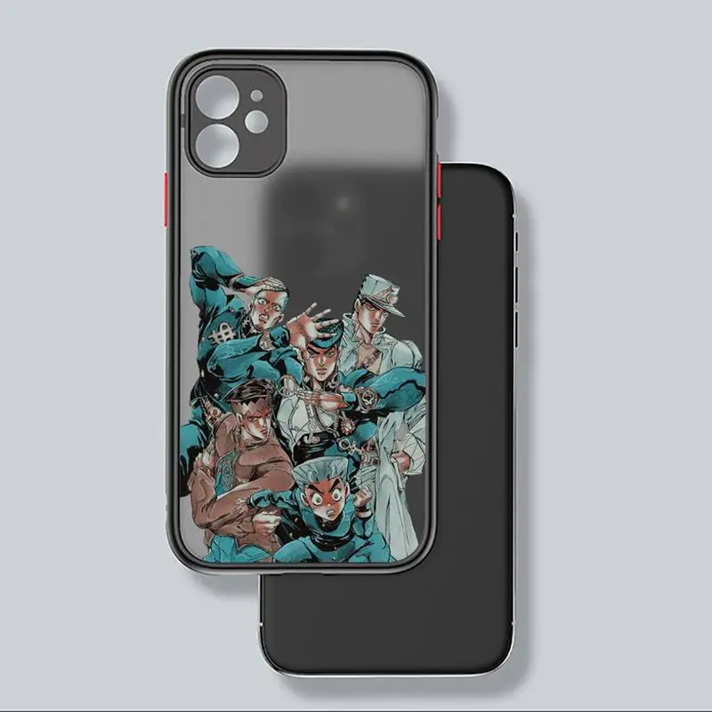Jojo Anime Bizarre Adventure Phone Case For iphone 12 11 8 7 plus mini x xs xr pro max matte transparent cover
Jojo Anime Bizarre Adventure Phone Case For iphone 12 11 8 7 plus mini x xs xr pro max matte transparent cover