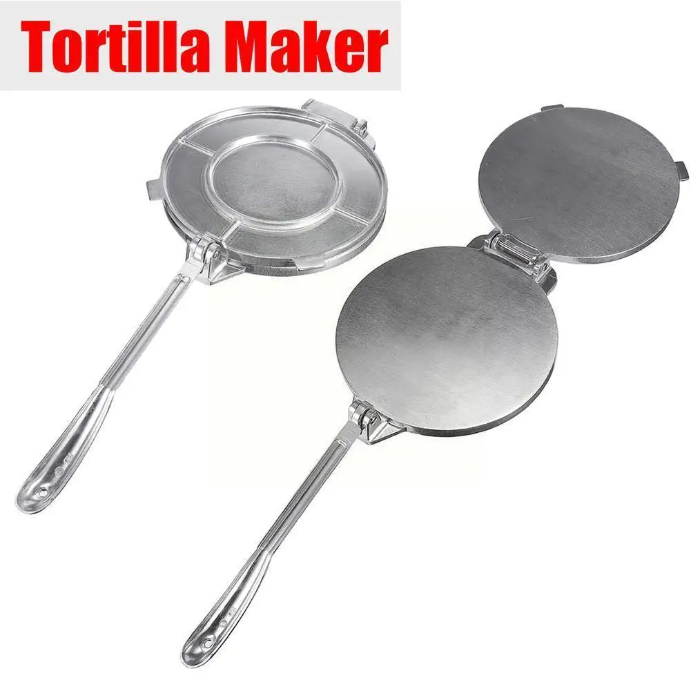 Tortilla Maker Press Heavy Aluminium Meat Press Foldable Bakeware Tools Kitchen Tools Accessories Gadgets Pie
Tortilla Maker Press Heavy Aluminium Meat Press Foldable Bakeware Tools Kitchen Tools Accessories Gadgets Pie