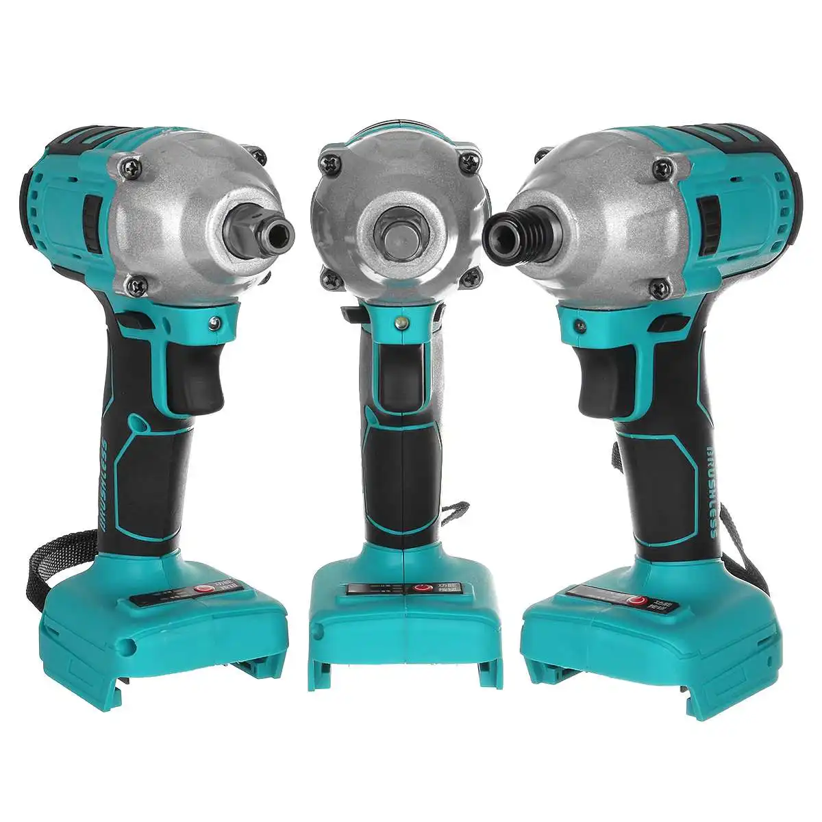 18V 320N.m Torque Cordless Electric Screwdriver Brushless 1/2'' Impact Wrench Driver Replacement for Makita Battery
18V 320N.m Torque Cordless Electric Screwdriver Brushless 1/2'' Impact Wrench Driver Replacement for Makita Battery
