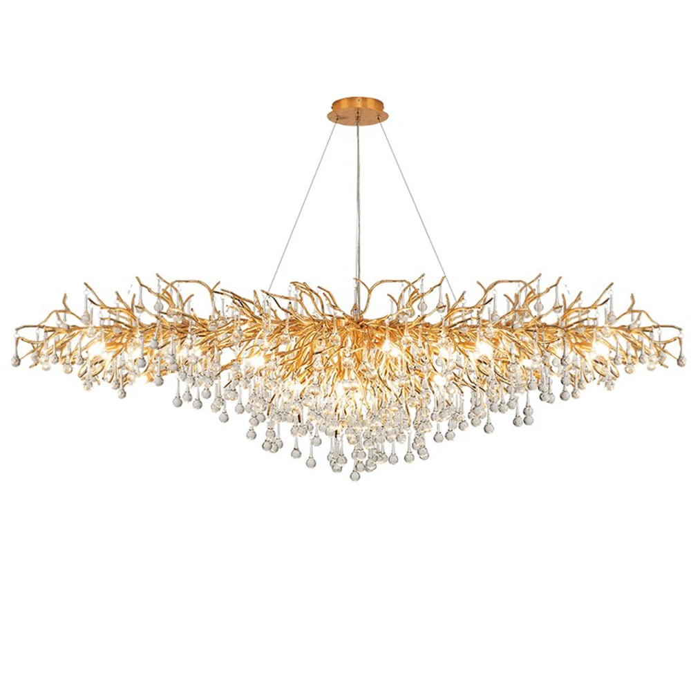 Luxury Crystal Led Chandelier Living Room Lamp Modern Villa Restaurant Hotel Bedroom Atmospheric Household Decorative Chandelier
Luxury Crystal Led Chandelier Living Room Lamp Modern Villa Restaurant Hotel Bedroom Atmospheric Household Decorative Chandelier