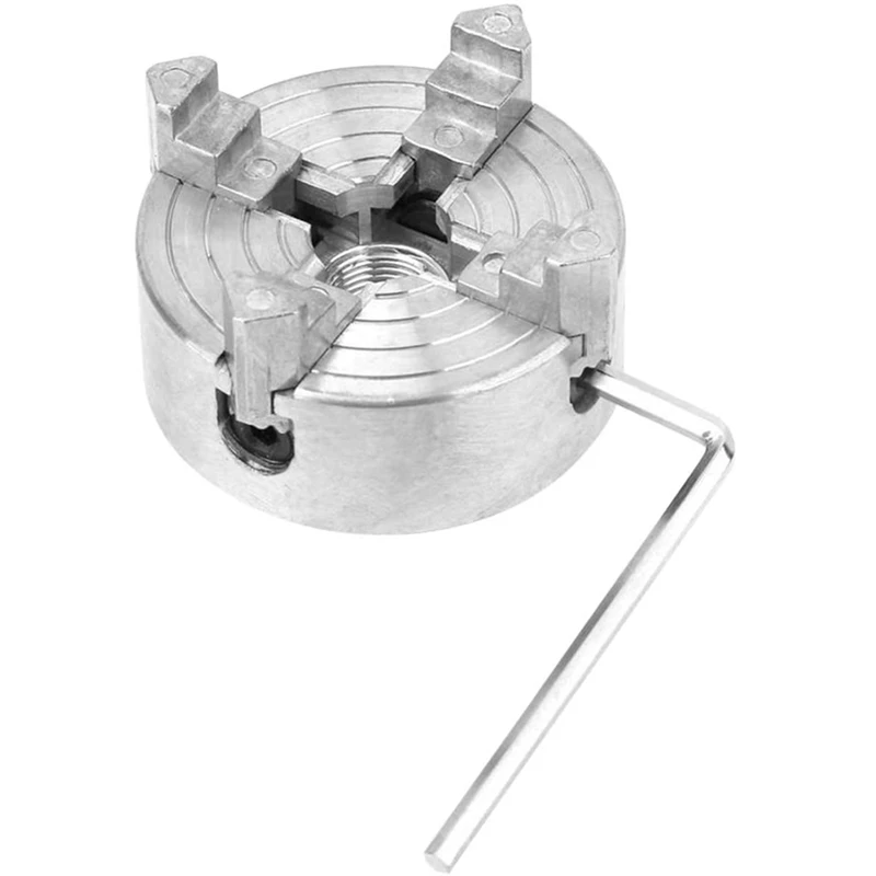 4-Jaw Lathe Chuck, High Accuracy Self Centering Lathe Chuck, Zinc Alloy Wood Turning Chuck , Power Lathe Accessories
4-Jaw Lathe Chuck, High Accuracy Self Centering Lathe Chuck, Zinc Alloy Wood Turning Chuck , Power Lathe Accessories