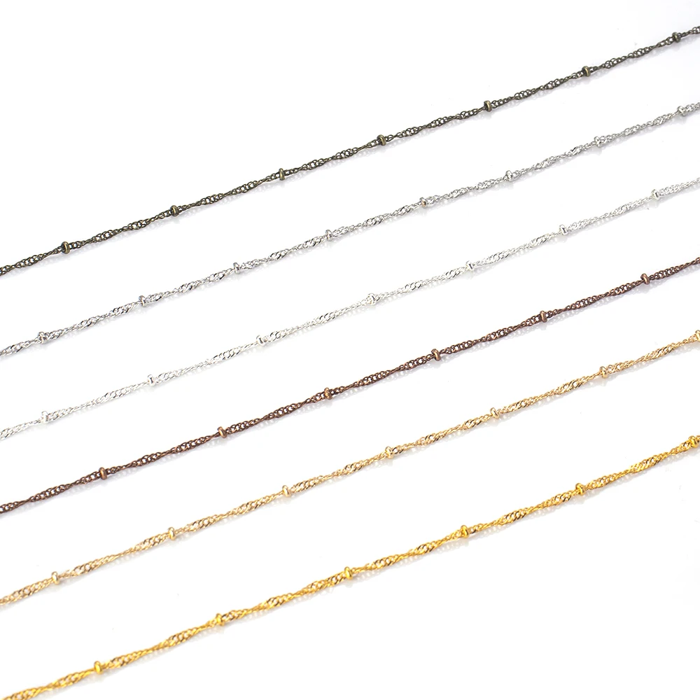 SAUVOO 5 Meters Copper Flat Oval Lip-shape Water-wave Chain for Pendant Necklace DIY Jewelry Making Findings Wholesale Lots Bulk
SAUVOO 5 Meters Copper Flat Oval Lip-shape Water-wave Chain for Pendant Necklace DIY Jewelry Making Findings Wholesale Lots Bulk