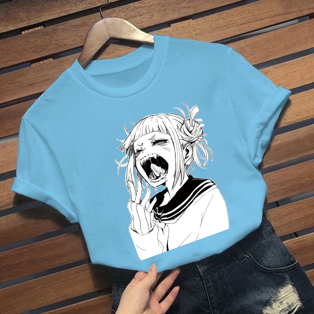 Harajuku Graphic T Shirt Funny Anime My Hero Academia Himiko Toga Cartoon T-shirt 2021 Women Popular Harajuku Tees Tops Female
Harajuku Graphic T Shirt Funny Anime My Hero Academia Himiko Toga Cartoon T-shirt 2021 Women Popular Harajuku Tees Tops Female