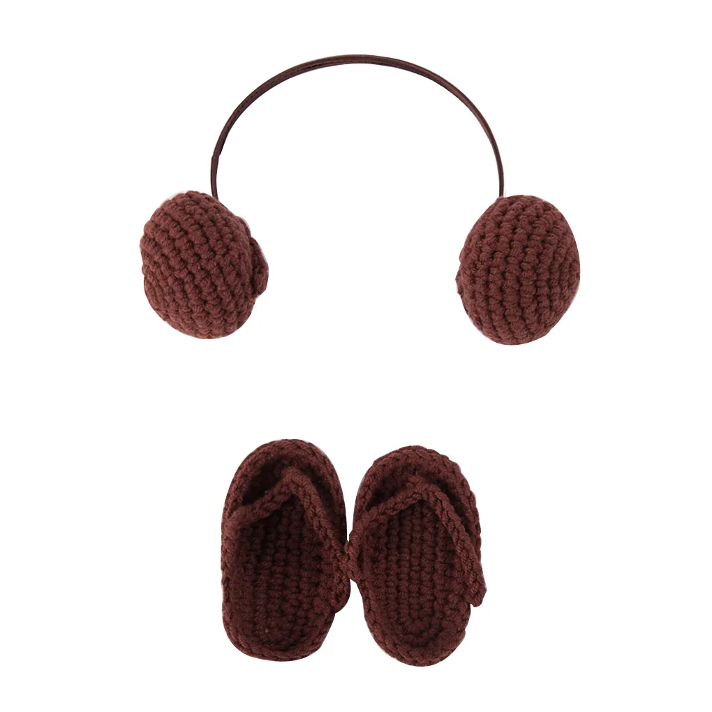 2PCS Newborn Photography Props Baby Girl Boy Photo Shoot Shoes Infant Baby Photo Costume Crochet Knitted Headphone Props
2PCS Newborn Photography Props Baby Girl Boy Photo Shoot Shoes Infant Baby Photo Costume Crochet Knitted Headphone Props