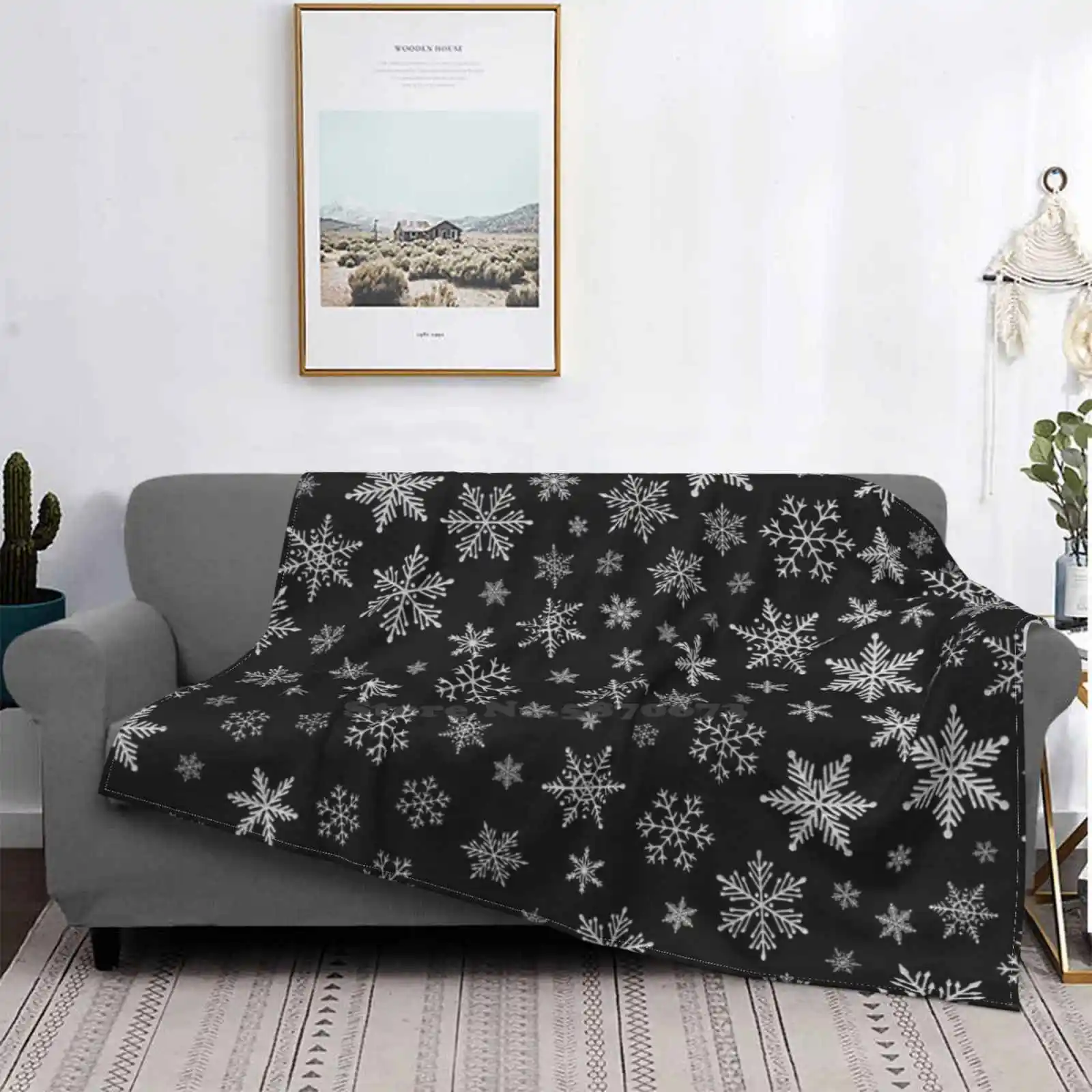Copo de nieve moderno, manta suave para sofá/cama/viaje, regalos de amor, Happy Ele, color gris y plateado, 2 colores
Copo de nieve moderno, manta suave para sofá/cama/viaje, regalos de amor, Happy Ele, color gris y plateado, 2 colores