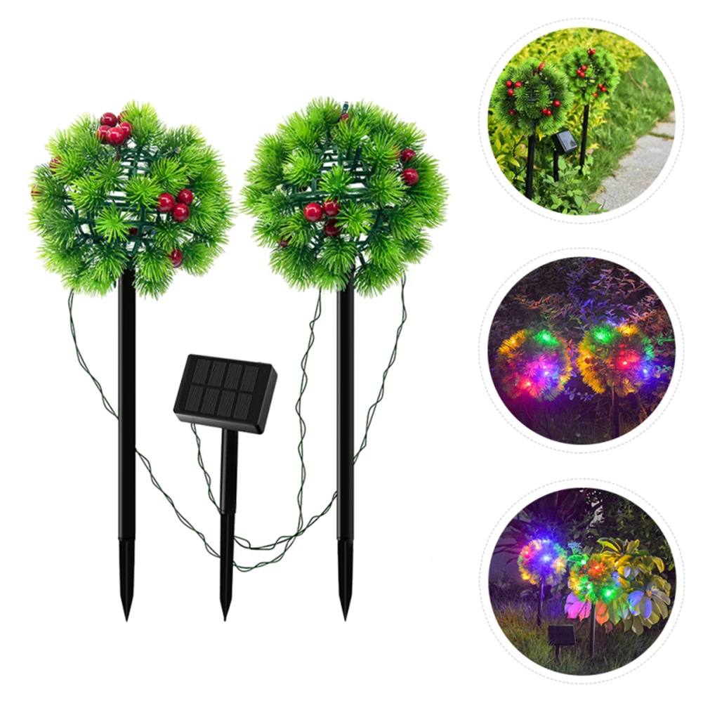 2-in-1 LED Solar Light Pine Needles Balls Lawn Stakes Lamp Waterproof Outdoor Garden Lamp Yard Art for Home Courtyard Decoration
2-in-1 LED Solar Light Pine Needles Balls Lawn Stakes Lamp Waterproof Outdoor Garden Lamp Yard Art for Home Courtyard Decoration