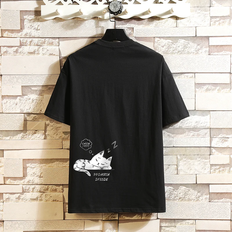 Plus Size 5XL-M Summer Drop Shoulder Short Sleeve Casual T Shirts Men Clothing 2021 Simple Round Collar Loose Cotton Tee Shirt
Plus Size 5XL-M Summer Drop Shoulder Short Sleeve Casual T Shirts Men Clothing 2021 Simple Round Collar Loose Cotton Tee Shirt