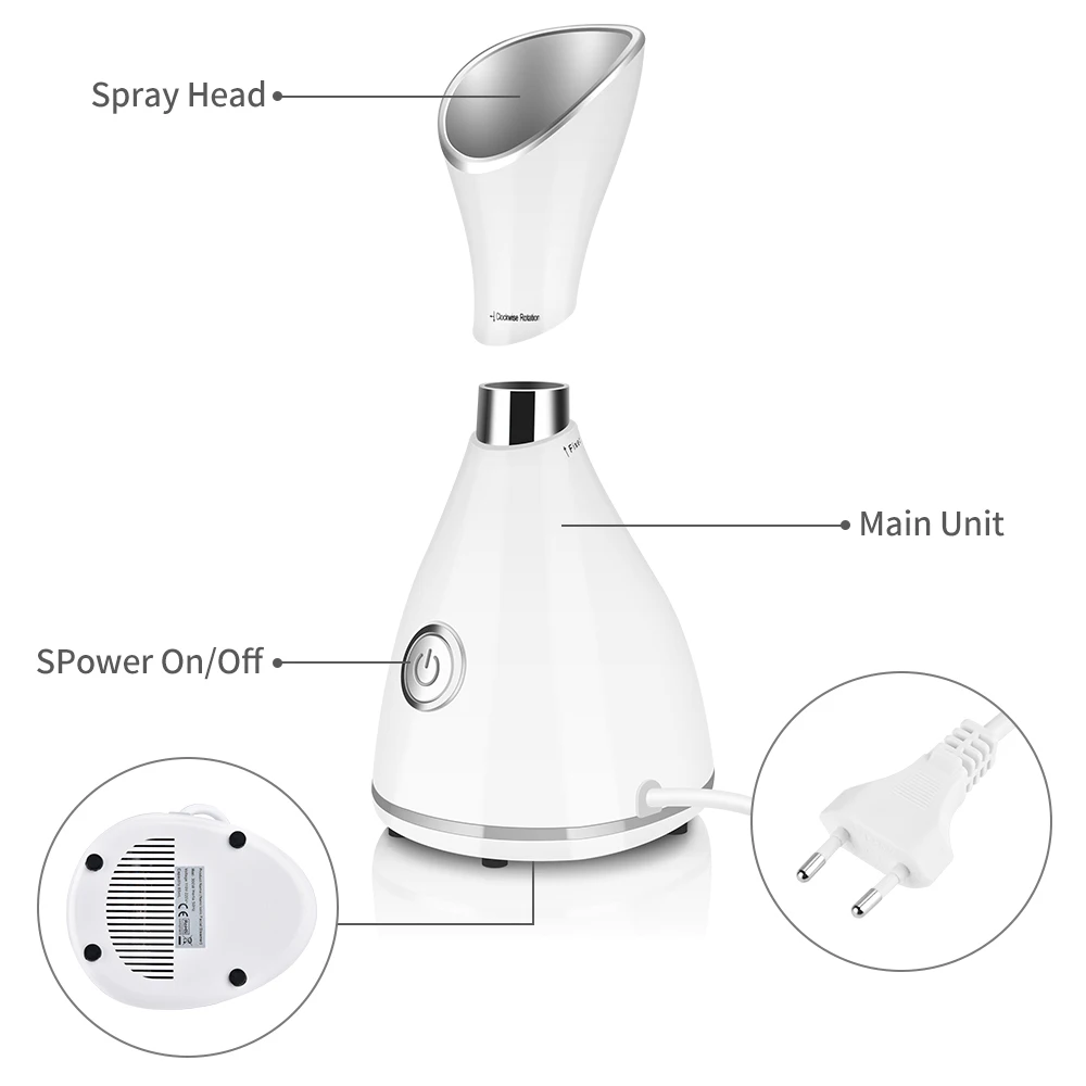 Nano Ionic Facial Steamer Facial Deep Cleaning Hot Steamer Cleaner Face Sprayer Machine Beauty Face Steaming Device Facial Steam
Nano Ionic Facial Steamer Facial Deep Cleaning Hot Steamer Cleaner Face Sprayer Machine Beauty Face Steaming Device Facial Steam