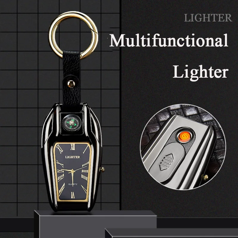 USB Electric Rechargeable Watch Lighter Gadgets For Men Novelty Cool Cigarette Lighter Dropship Suppliers Smoke Accesoires
USB Electric Rechargeable Watch Lighter Gadgets For Men Novelty Cool Cigarette Lighter Dropship Suppliers Smoke Accesoires