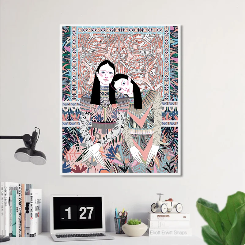Modern Canvas Art Painting Women Nordic Fashion Posters Prints Scandinavian Style Poster Printing Wall Picture For Living Room
Modern Canvas Art Painting Women Nordic Fashion Posters Prints Scandinavian Style Poster Printing Wall Picture For Living Room