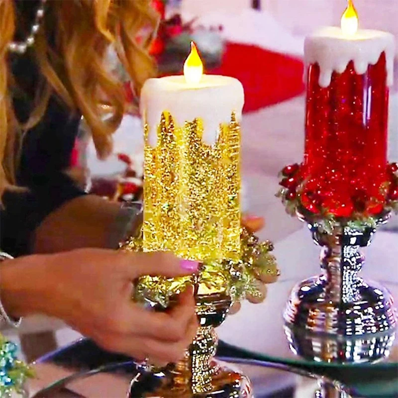 Led Christmas Candle Color-changing Candle Lights Creative Xmas Party Props Decor For Home Decoration Hotel Bar --m25
Led Christmas Candle Color-changing Candle Lights Creative Xmas Party Props Decor For Home Decoration Hotel Bar --m25