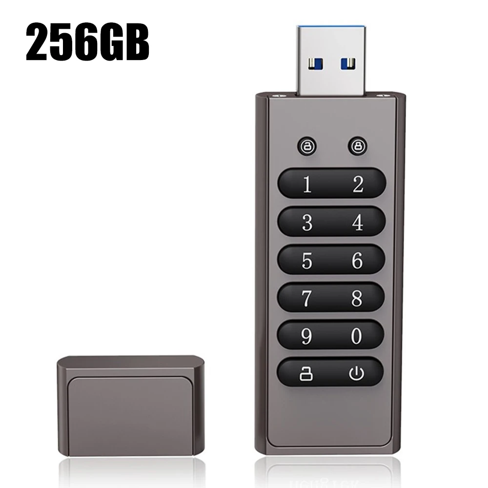 256-bit Encrypted USB Drive Password Secure Flash Drive USB3.0 U Disk for Reset/Wipe/Auto Lock Function 256GB/128GB/64GB/32GB
256-bit Encrypted USB Drive Password Secure Flash Drive USB3.0 U Disk for Reset/Wipe/Auto Lock Function 256GB/128GB/64GB/32GB