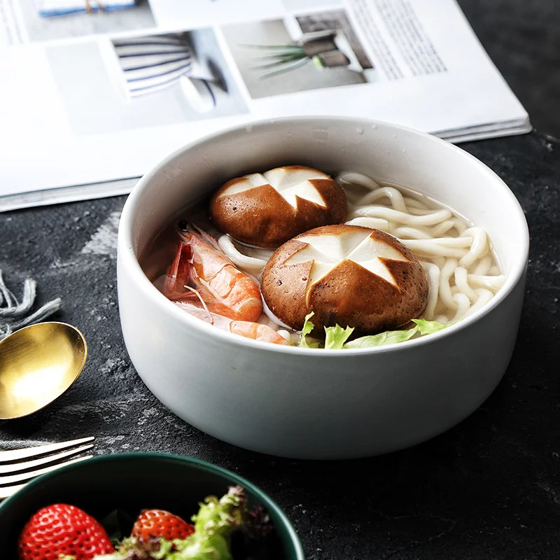 ceramic bowl household rice bowl Nordic creative matte soup bowl personalized fruit salad dessert noodle bowl dinner plates
ceramic bowl household rice bowl Nordic creative matte soup bowl personalized fruit salad dessert noodle bowl dinner plates