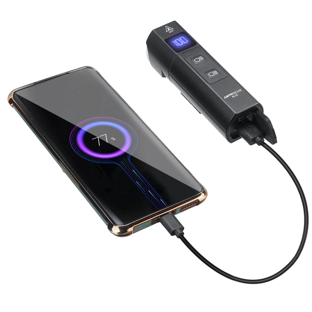 ASTROLUX BL02 Bicycle Light Set 1200LM Front Mount Outdoor Lighting Holder Self Defense Rechargeable 18650 5000mah Power Bank
ASTROLUX BL02 Bicycle Light Set 1200LM Front Mount Outdoor Lighting Holder Self Defense Rechargeable 18650 5000mah Power Bank