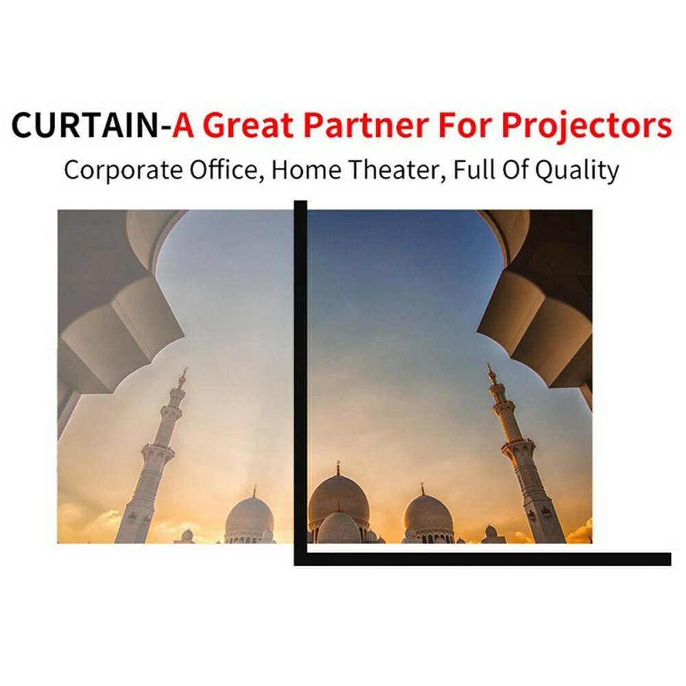 Projector Screen HD Foldable Anti-Crease Portable Projection Movies Projector Screen for Home Theater Outdoor Indoor Backdrops
Projector Screen HD Foldable Anti-Crease Portable Projection Movies Projector Screen for Home Theater Outdoor Indoor Backdrops