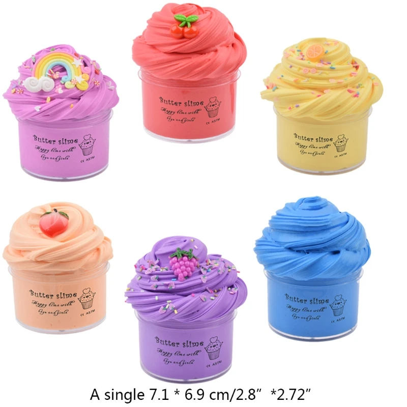 6Pcs Butter with Cherry Slime Peach Slime and Grape Slime Super Soft Birthday Gifts
6Pcs Butter with Cherry Slime Peach Slime and Grape Slime Super Soft Birthday Gifts