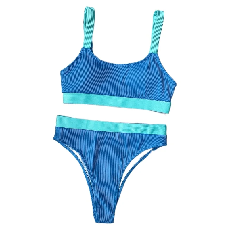 2021 New Bikini Outer Single Swimsuit European and American New Women's Swimsuit Pit Strip Solid Color Bikini Women
2021 New Bikini Outer Single Swimsuit European and American New Women's Swimsuit Pit Strip Solid Color Bikini Women
