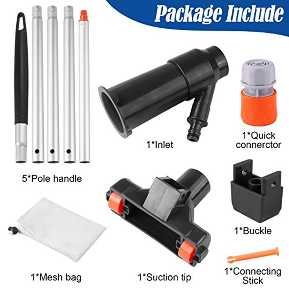 Portable Pool Cleaning Maintenance Set Water Vacuum Spray Skimmer Net Spa Hot Tub Fountain Pond Accessories Tool
Portable Pool Cleaning Maintenance Set Water Vacuum Spray Skimmer Net Spa Hot Tub Fountain Pond Accessories Tool