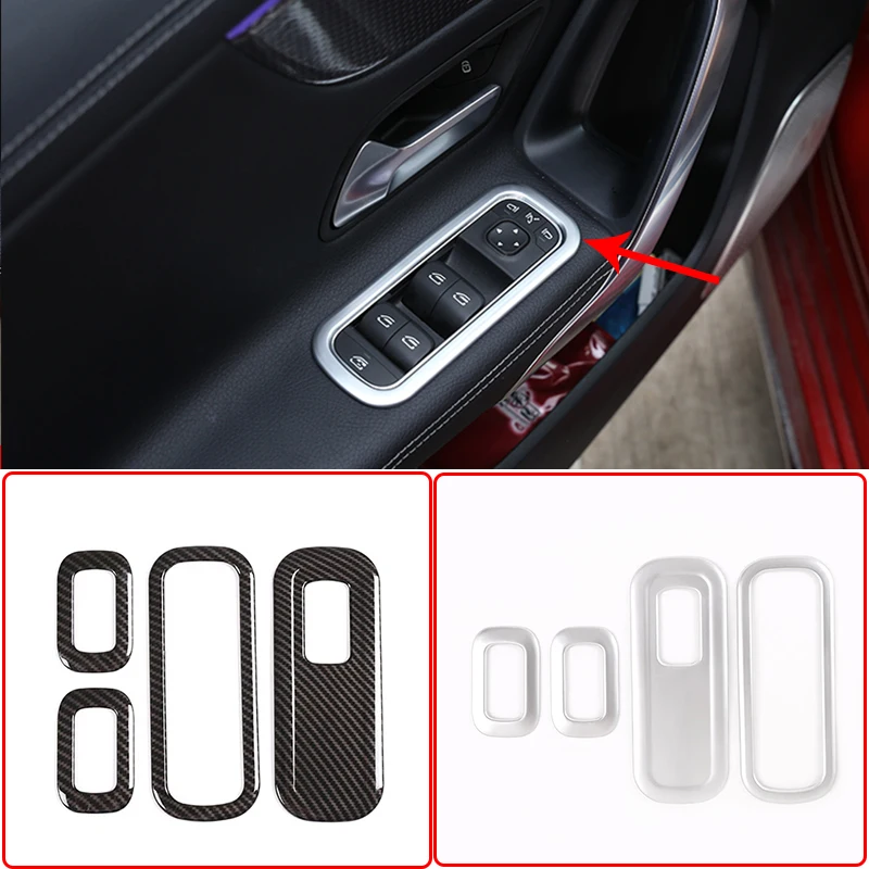 4pcs Carbon Fiber Style ABS Chrome For Mercedes benz A Class W177 2019 Car Window Button Frame Trim Accessories
4pcs Carbon Fiber Style ABS Chrome For Mercedes benz A Class W177 2019 Car Window Button Frame Trim Accessories