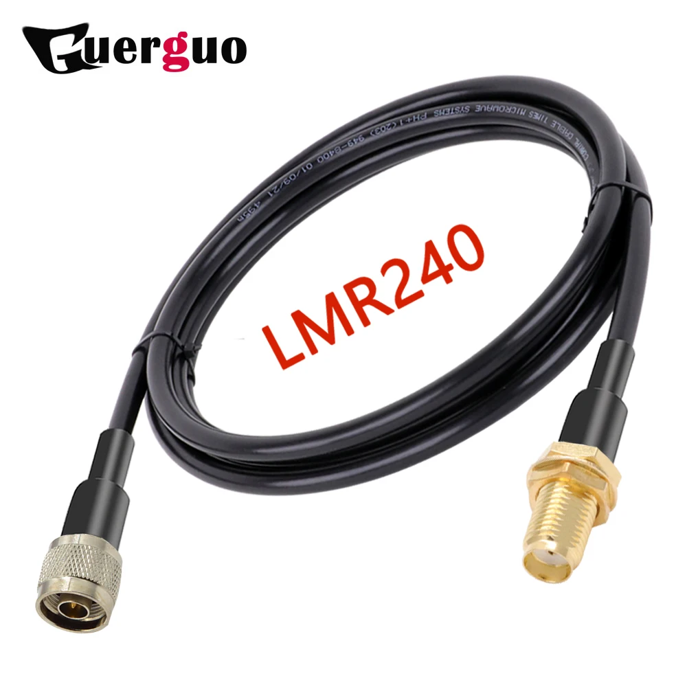 N штекер-гнездо SMA разъем перегородки LMR240 кабель 50-4 50 Ом Коаксиальный отрезок Джемпер 4G Φ LTE Удлинительный шнур 30 см ~ 50 м
N штекер-гнездо SMA разъем перегородки LMR240 кабель 50-4 50 Ом Коаксиальный отрезок Джемпер 4G Φ LTE Удлинительный шнур 30 см ~ 50 м