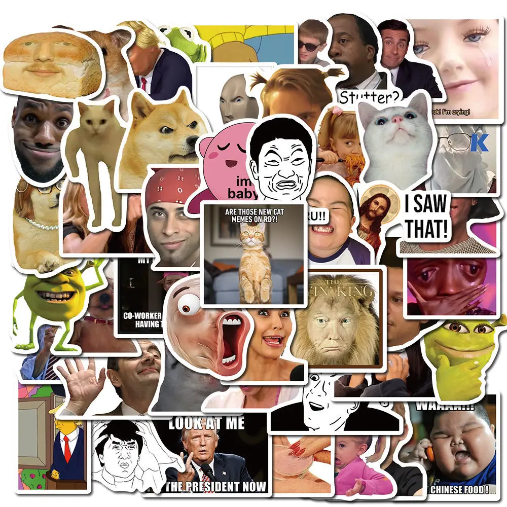 50PCS Funny Emoticon Package Hand Account Stickers Personalized Creative Self-adhesive Pattern Waterproof Stickers Character
50PCS Funny Emoticon Package Hand Account Stickers Personalized Creative Self-adhesive Pattern Waterproof Stickers Character