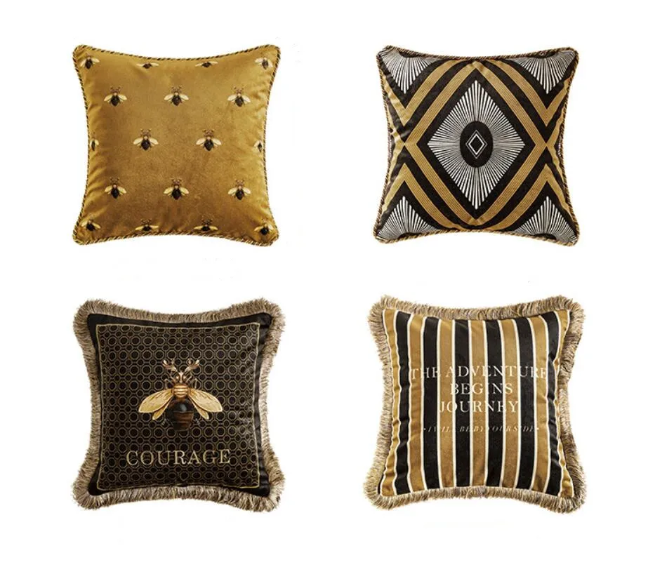 Velvet Throw Pillow Case Bee Honeybee Square Pillow Cover Decorative Pillowcase Pillow Protector Cushion Covers with Zipper 18"
Velvet Throw Pillow Case Bee Honeybee Square Pillow Cover Decorative Pillowcase Pillow Protector Cushion Covers with Zipper 18"