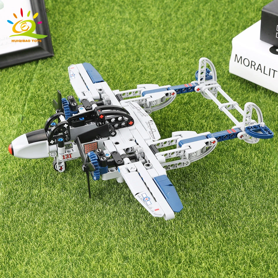 TOYS 330pcs US Military Fighter P-38 Army WW2 Aircraft Airplane Lightning Building Blocks Bricks for Children
TOYS 330pcs US Military Fighter P-38 Army WW2 Aircraft Airplane Lightning Building Blocks Bricks for Children