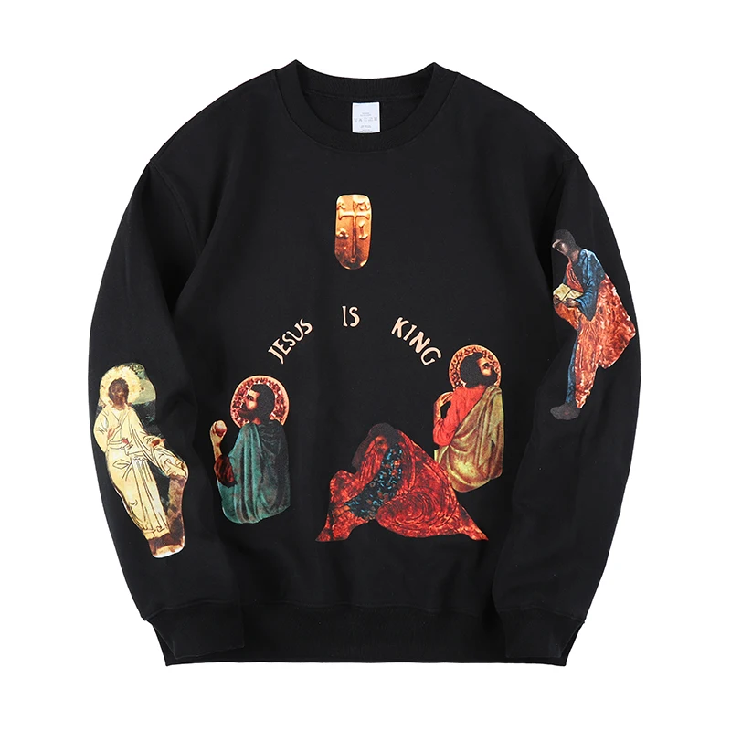 New Men 2022 Classic Retro Jesus Is King Hoodies Hoody hooded Sweatshirts velvet Cotton Drake Thick Fleece Street Hip hop #A438
New Men 2022 Classic Retro Jesus Is King Hoodies Hoody hooded Sweatshirts velvet Cotton Drake Thick Fleece Street Hip hop #A438