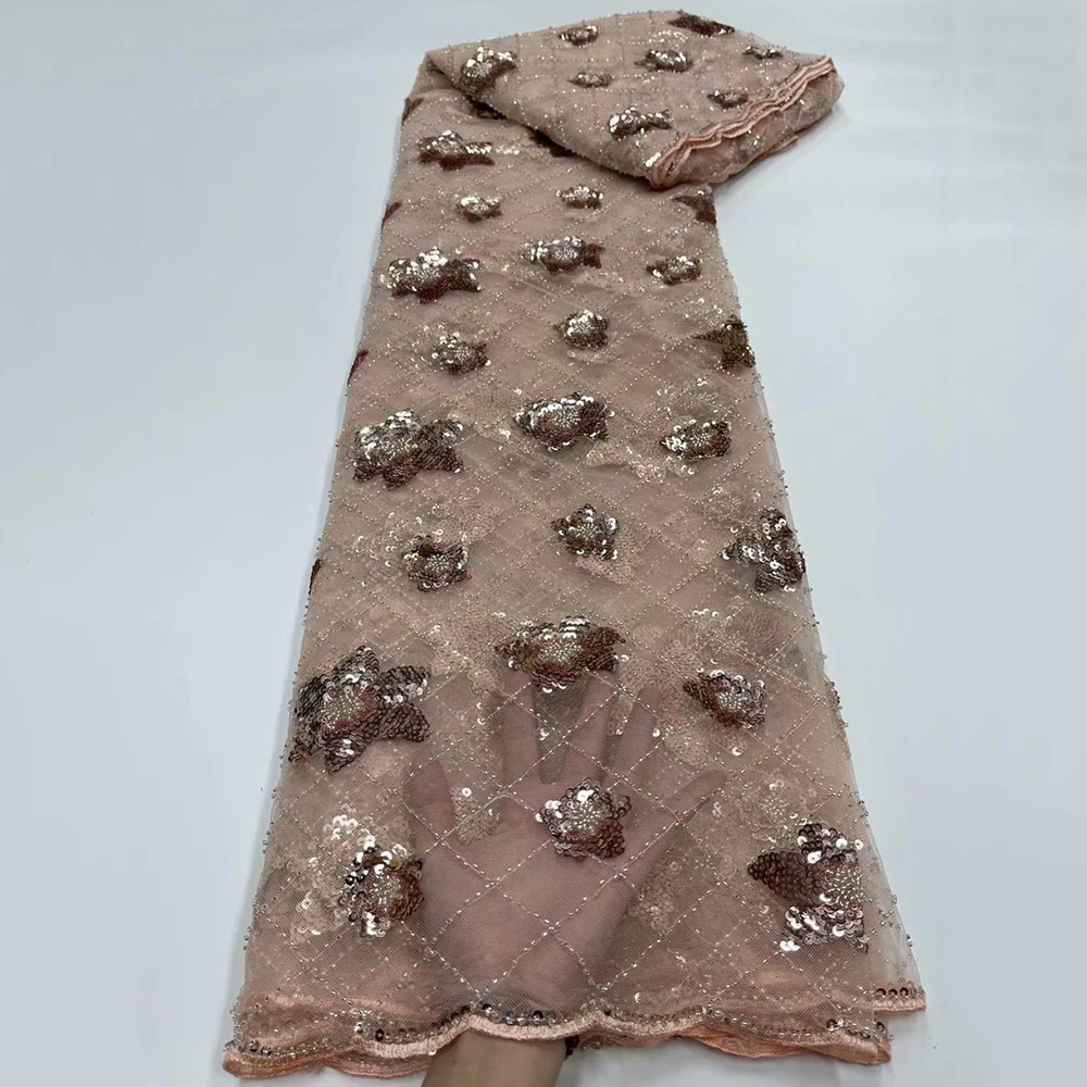 High End Luxury 3D Handmade Heavy Embroidered Sequins Beaded Laces Top Quality Sequence French Mesh Tulle Organza Fabric Wedding
High End Luxury 3D Handmade Heavy Embroidered Sequins Beaded Laces Top Quality Sequence French Mesh Tulle Organza Fabric Wedding