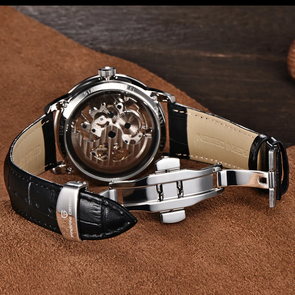 Top Brand Pagani Design Men's Business Fashion Watch Fully Automatic Mechanical Leather Men's Luxury Waterproof Wrist Relogio
Top Brand Pagani Design Men's Business Fashion Watch Fully Automatic Mechanical Leather Men's Luxury Waterproof Wrist Relogio