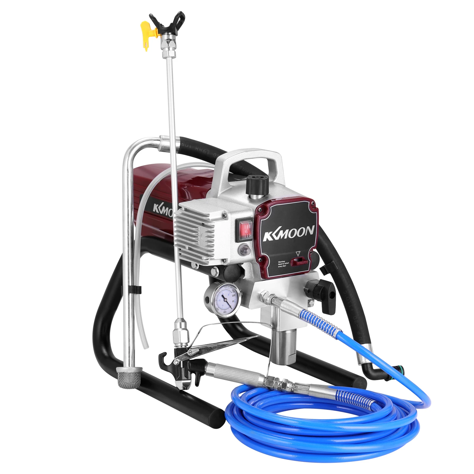 KKmoon Professional High-pressure Airless Spraying Machine Electric Paint Sprayer Internal-feed Painting Tool
KKmoon Professional High-pressure Airless Spraying Machine Electric Paint Sprayer Internal-feed Painting Tool